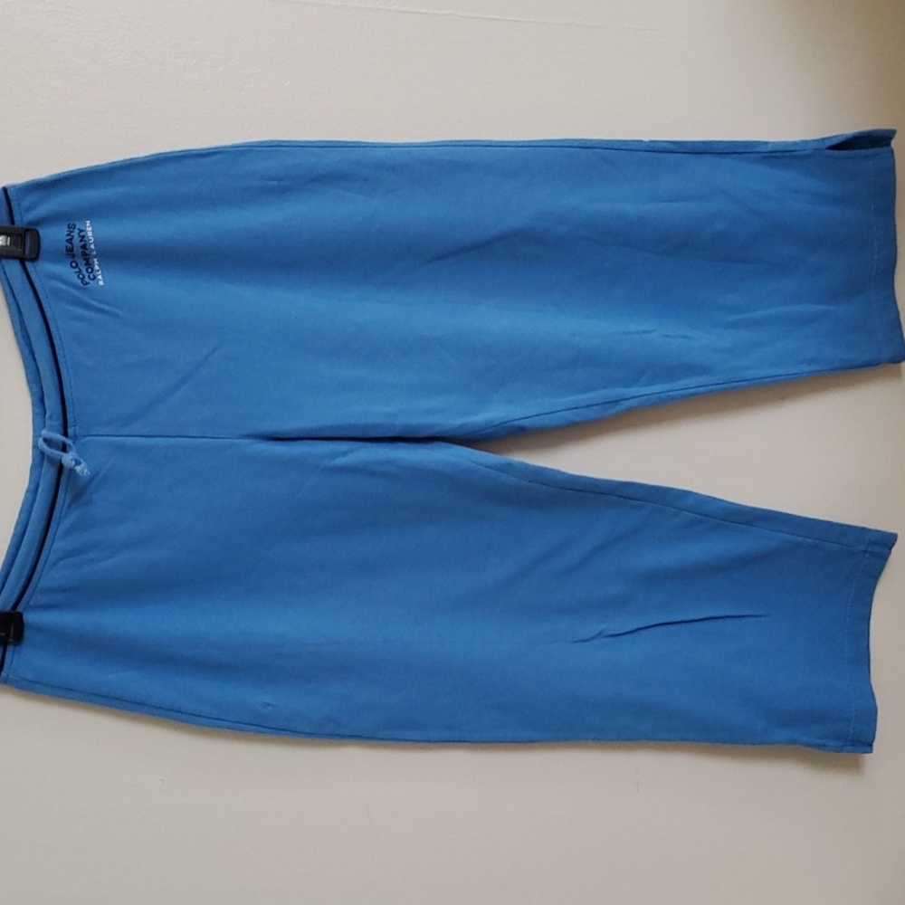 POLO Blue Knit Capri Pants